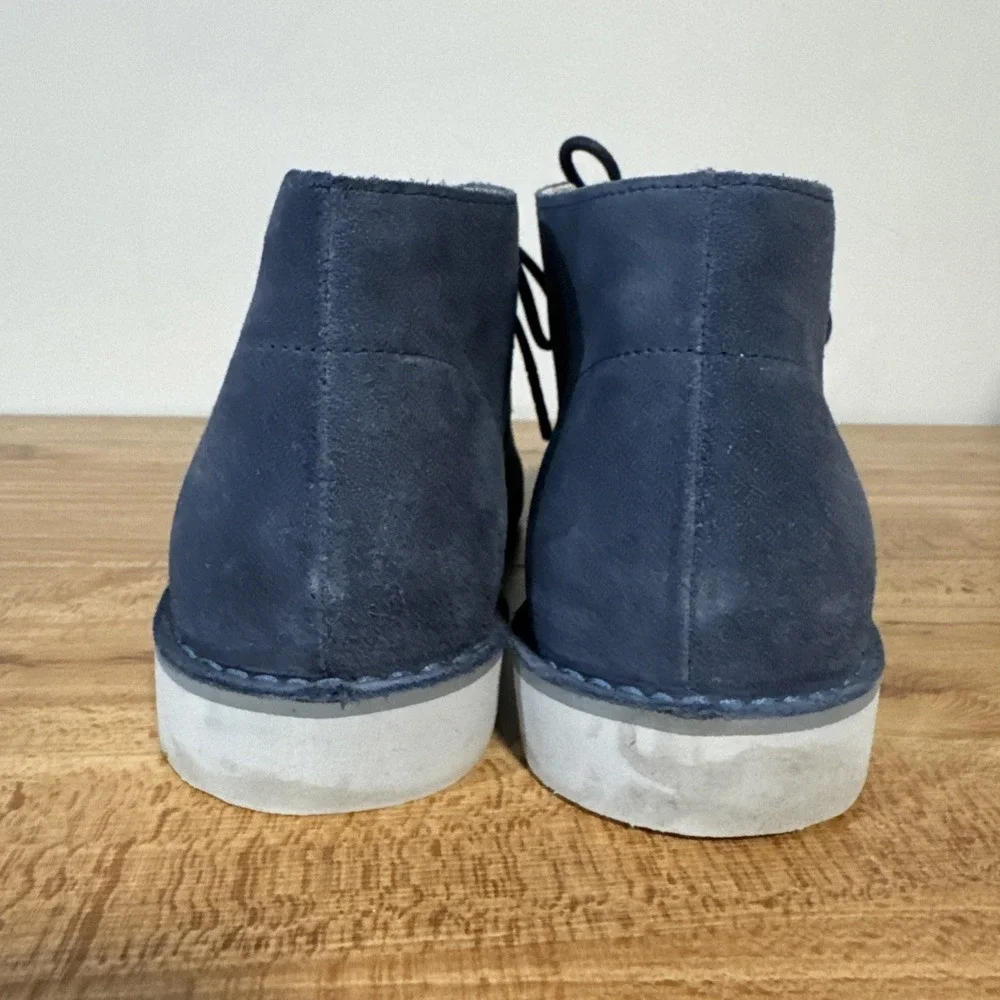Blackstone Blue Suede Desert Boots Chukka Size 44 Men's
